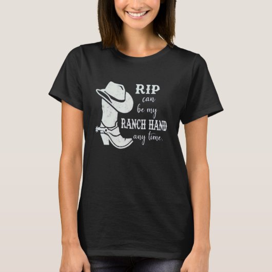 Rip kan mijn ranch hand elke dag verzenden Rip T-shirt (Voorkant)