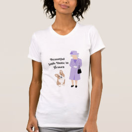 RIP koningin Elizabeth II Beauful Souls Unite T-shirt