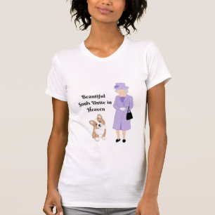 RIP koningin Elizabeth II Beauful Souls Unite T-shirt