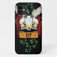 RIP Kwieke Skulls iPhone 5 Hoesje