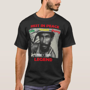 RIP Lee Scratch Perry t shirt, Lee Scratch perry d T-shirt