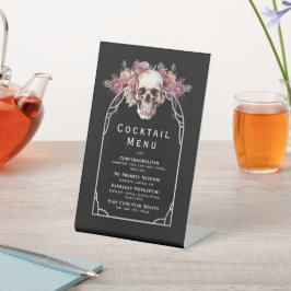 RIP-menu voor jeugdcocktails Reclamebord Met Voetstuk