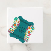 RIP mijn 20s Custom Age Sugar Skulls Verjaardag Bedankjes Labels (In situ)