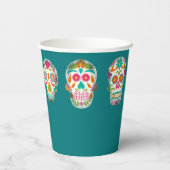 RIP mijn 20s Custom Age Sugar Skulls Verjaardag Papieren Bekers (Achterkant)