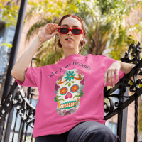 RIP mijn 20s Custom Message Sugar Skull