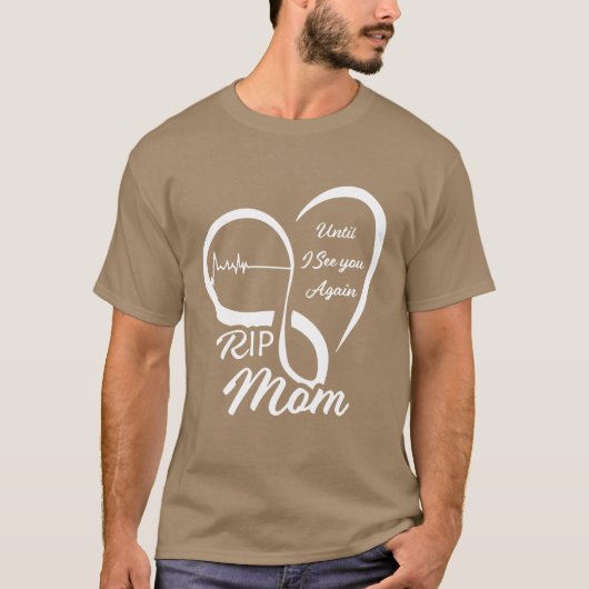 RIP moeder herinnert zich moeder T-shirt (Voorkant)