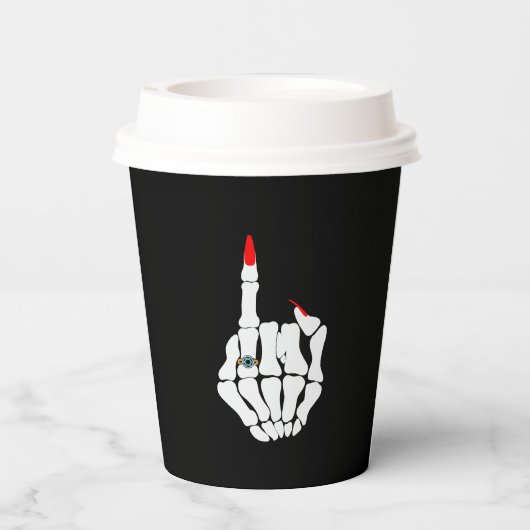 RIP naar haar achternaam Bachelorette Party Paper  Papieren Bekers (Achterkant)