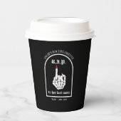 RIP naar haar achternaam Bachelorette Party Paper  Papieren Bekers (Voorkant)