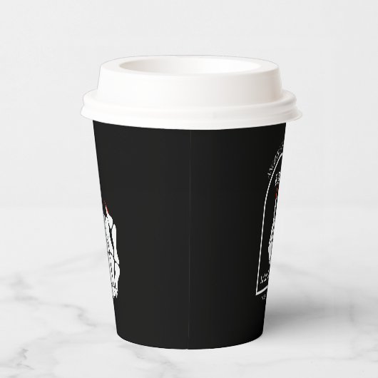 RIP naar haar achternaam Bachelorette Party Paper  Papieren Bekers (Rechts)