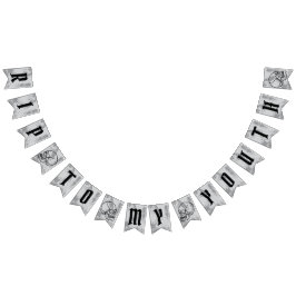 RIP naar mijn jeugd begrafenis thema verjaardagsba Vlaggetjes