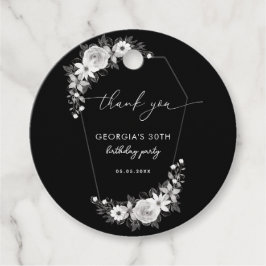 Rip naar mijn twintiger zwart 30ste verjaardag dan bedankjes labels