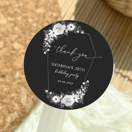 Rip naar mijn twintiger zwart 30ste verjaardag dan ronde sticker