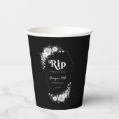 Rip naar mijn twintiger zwart 30ste verjaardagsfee papieren bekers (Voorkant)