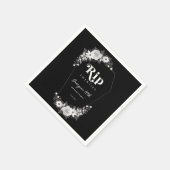 Rip naar mijn twintiger zwart 30ste verjaardagsfee servet (Hoek)