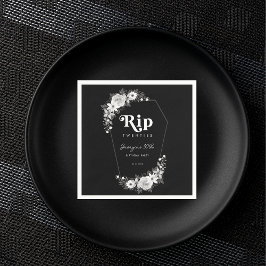 Rip naar mijn twintiger zwart 30ste verjaardagsfee servet