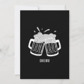 RIP nep-ID grappige bier drinkende grap 21ste verj Kaart (Achterkant)