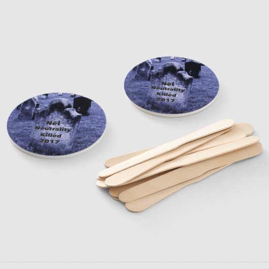 RIP Net Neutrality Gravestone Handwaaier (Niet-gemonteerd)