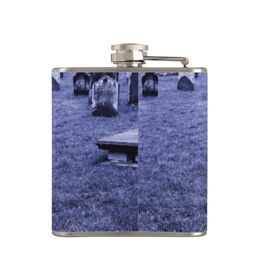 RIP Net Neutrality Gravestone Heupfles (Achterkant)