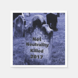 RIP Netneutraliteit Grafsteen Servetten
