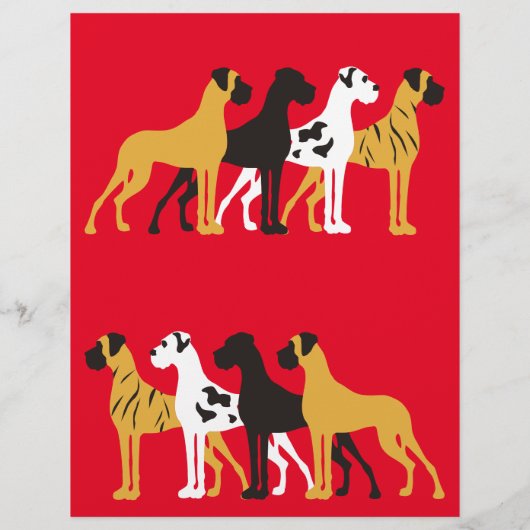 Rip Off Flyer Puppy verkopen rood groen (Achterkant)