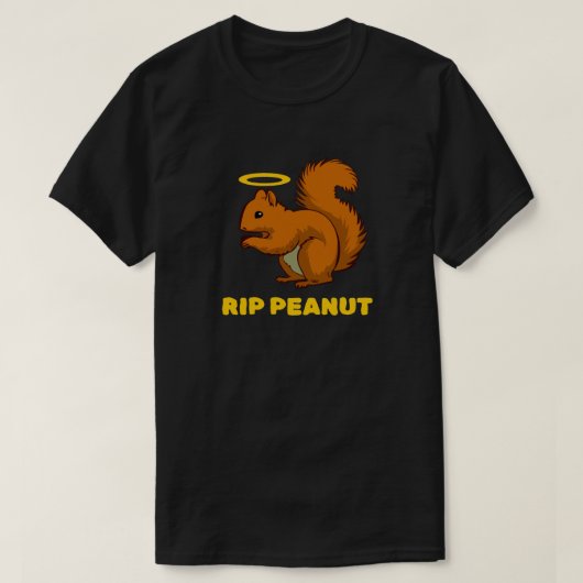 RIP Peanut T-shirt (Design voorkant)