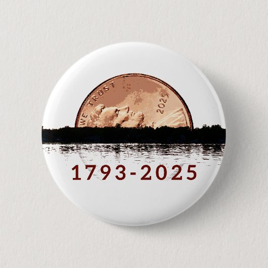 RIP Penny knoop Ronde Button 5,7 Cm (Voorkant)