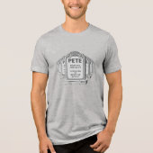 RIP Pete of "Pete and Repeat" Tri-Blend Shirt (Voorkant)