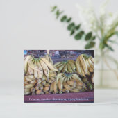 rip plantains. briefkaart (Staand voorkant)