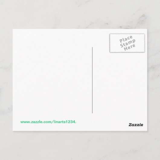 rip plantains. briefkaart (Achterkant)