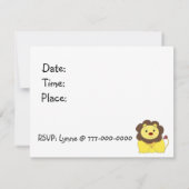 Rip Roarin' Birthday Invitation Kaart (Achterkant)