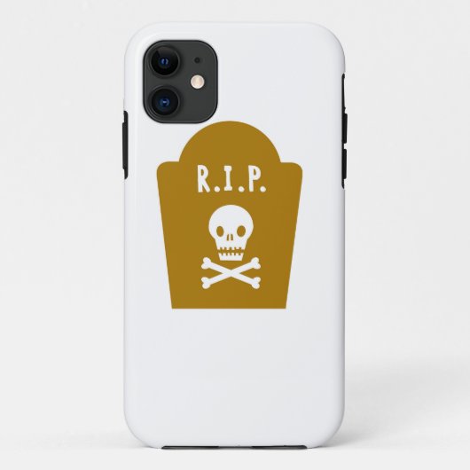 RIP schedel Case-Mate iPhone Case (Achterkant)