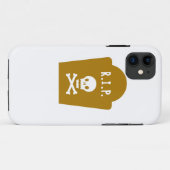 RIP schedel Case-Mate iPhone Case (Achterkant (horizontaal))