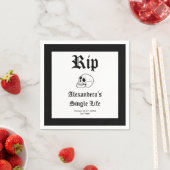 Rip Single Life Til Death Do US Party Bachelorette Servet (Insitu)