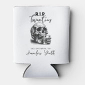 RIP To My Twenties Gothic Skull Birthday Party Blikjeskoeler (Voorkant)