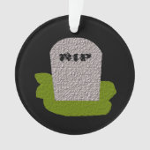 RIP Tombstone AcrylOrnament Ornament (voorkant)