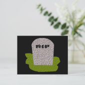RIP Tombstone-Briefkaart Briefkaart (Staand voorkant)