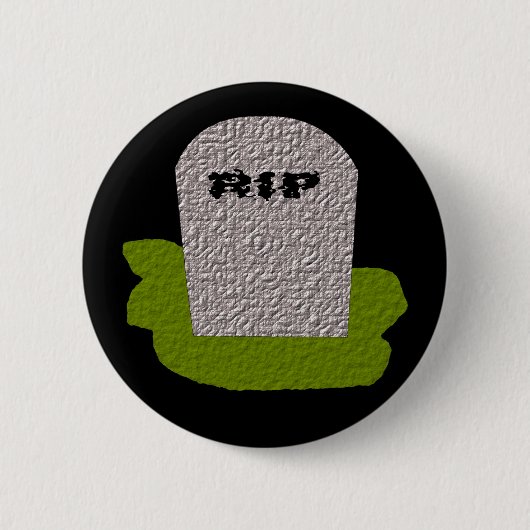 RIP Tombstone-Button Ronde Button 5,7 Cm (Voorkant)