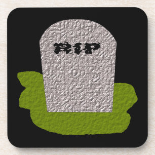 RIP Tombstone Cork Onderzetter