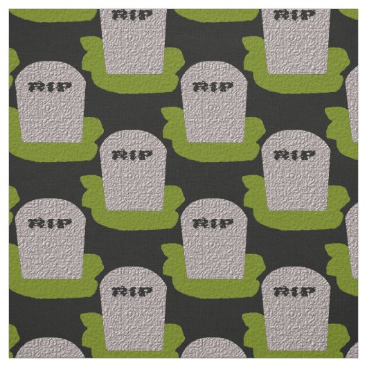 RIP Tombstone Craft Fabric Stof (Swatch)