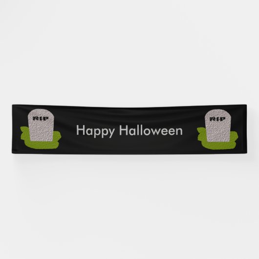 RIP Tombstone Custom Banner (Horizontaal)