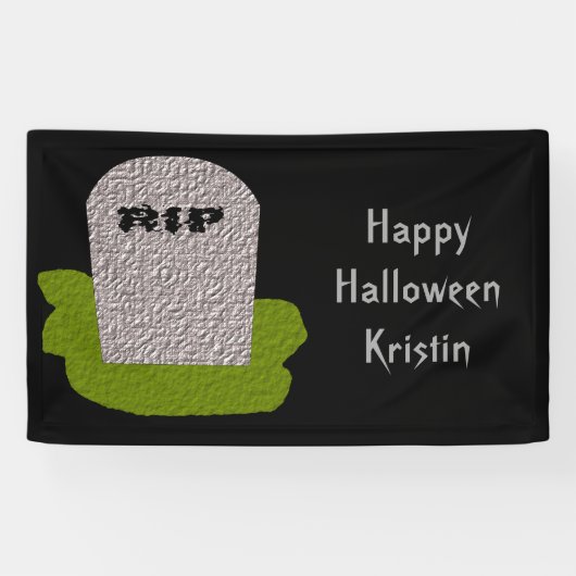 RIP Tombstone Custom Banner (Horizontaal)