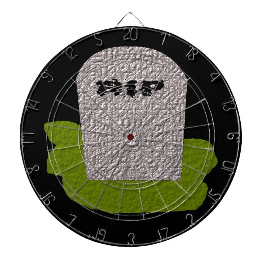 RIP Tombstone Dart Board Dartbord (Voorkant)