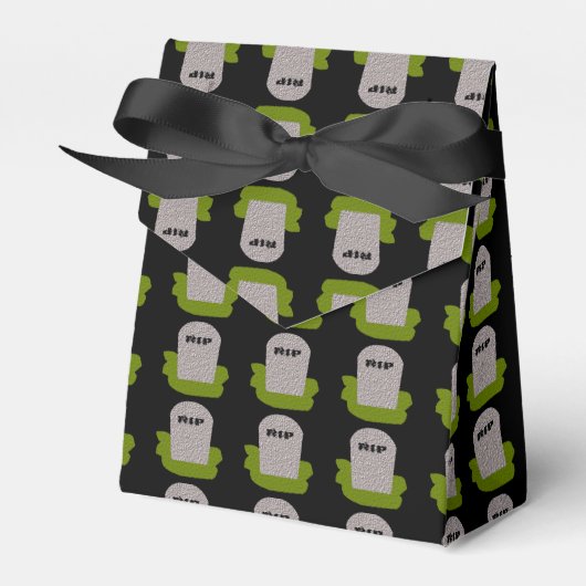 RIP Tombstone Favor Box Bedankdoosjes (Voorkant Zijde)