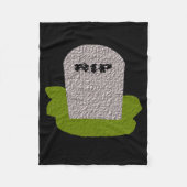 RIP Tombstone Fleece Blanket (Voorkant)