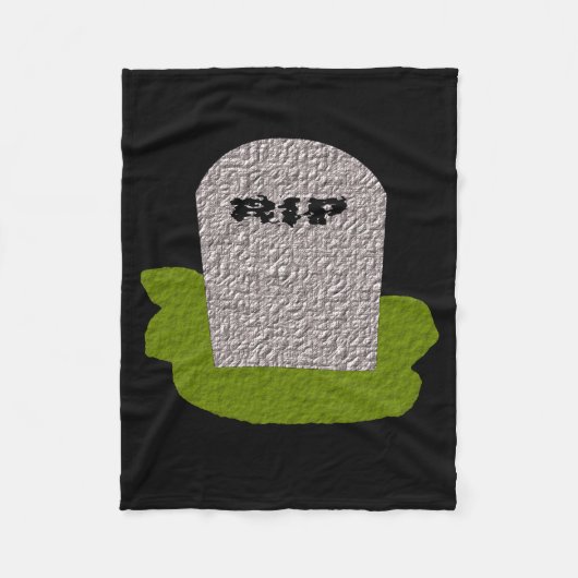 RIP Tombstone Fleece Blanket (Voorkant)