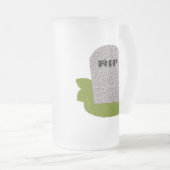 RIP Tombstone Frosted Glass Mok (Voorkant rechts)