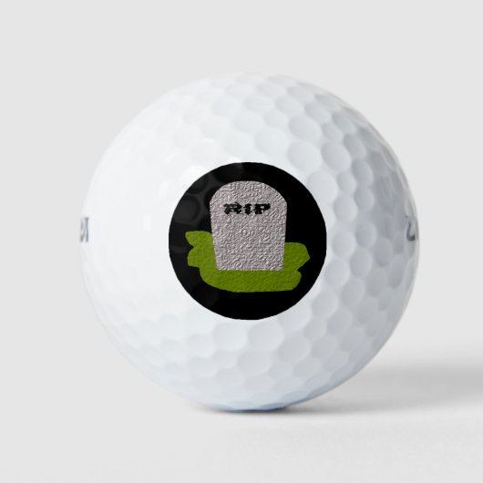 RIP Tombstone Golf Ball Golfballen (Voorkant)