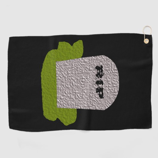 RIP Tombstone Golf Towel Golfhanddoek (Horizontaal)
