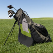 RIP Tombstone Golf Towel Golfhanddoek (Groen)