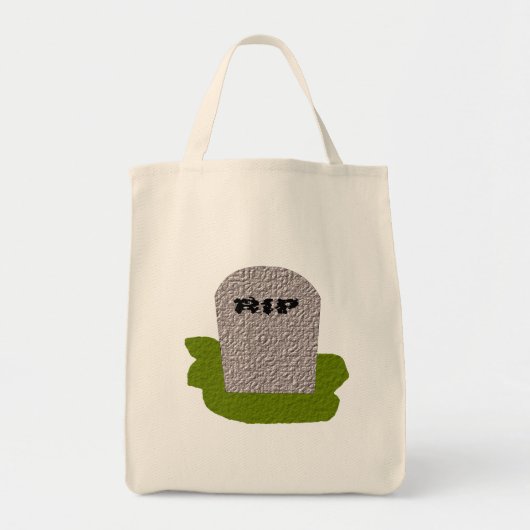 RIP Tombstone Grocery Canvas tas (Voorkant)